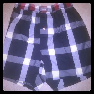 Jockey Men's Plaid Boxers Size:S